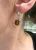 Vintage Orange Citrine and Diamond Earrings
