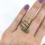 Vintage Synthetic Ruby Diamond Chrysoprase Serpent Ring
