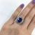 Vintage Tanzanite and Diamond Ring