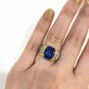 Vintage Sapphire and Diamond Ring