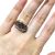 Modern Brown Diamond Ring