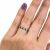 Modern Sapphire and Diamond Eternity Band