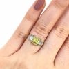 Birks Vintage Yellow Diamond and Diamond Ring