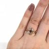 Vintage Ruby and Diamond Engagement Ring