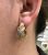 Vintage Diamond Huggie Earrings