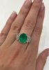 Vintage Emerald and Diamond Ring