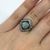 Art Deco Diamond and Emerald Ring