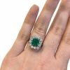 Vintage Emerald and Diamond Ring