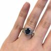 Vintage 1.66ct Sapphire and Diamond 14kt Ring