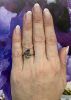 Vintage Yellow And White Gold Tanzanite Ring