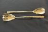 Sterling Silver Aesthetic Movement Salad Servers