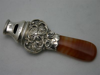 Agate Baby Whistle