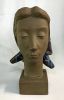 Aluminia (Royal Copenhagen) Stoneware Bust Of A Woman