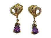 Amethyst Drop Earrings