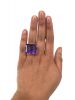 Mid-Century 27.57ct Amethyst Solitaire Ring