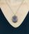 Antique Amethyst Cameo Brooch Pendant or Drop Holder