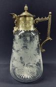 Antique Claret Jug with Silver Gilt Mounts