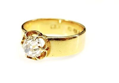 Antique Diamond Solitaire Ring