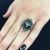 Antique Onyx and Diamond Ring