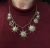Antique Pearl and Diamond Star Burst Necklace
