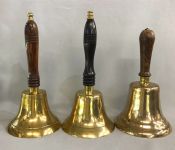 Antique Brass School Bells