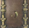 Antique Bronze and Leather Stationery Box