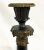 Antique Bronze and Partial Gilt French Empire Candlesticks