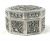 Antique Chinese Octagonal Box In 900 Fine Silver