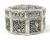 Antique Chinese Octagonal Box In 900 Fine Silver