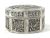 Antique Chinese Octagonal Box In 900 Fine Silver