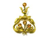 Antique Citrine Pendant
