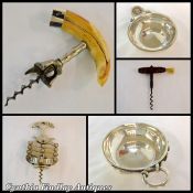 Antique Corkscrews & Tastevins