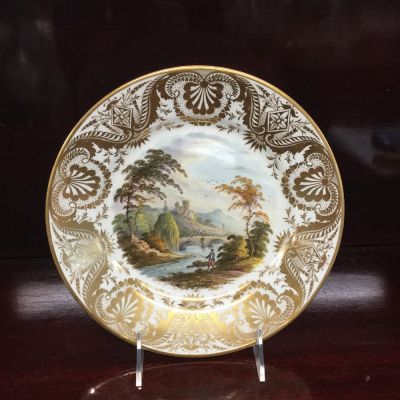 Antique Derby Cabinet Plate