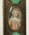 Antique Dresser Set with Miniature Paintings on Ivory