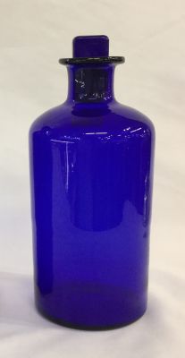 Antique English Bristol Blue Apothecary Bottle