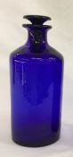 Antique English Bristol Blue Apothecary Bottle