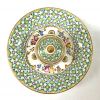 Antique French Porcelain Inkwell And Attached Stand