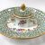 Antique French Porcelain Inkwell And Attached Stand