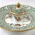 Antique French Porcelain Inkwell And Attached Stand