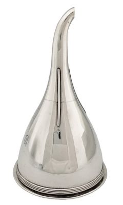 Antique Georgian Sterling Silver Wine Funnel