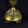 Antique Ornate Gilt Metal Mounted Presentation Horn Cup