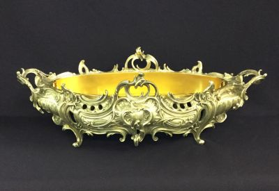 French Antique Rococo Style, Christofle Silver Plate Centrepiece