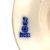 Antique Royal Doulton Flow Blue Pedestal Bowl