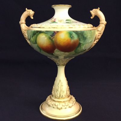 Antique Royal Worcester Cabinet Vase