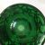 Antique Silver Overlay Green Glass Water Jug