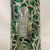  Antique Silver Overlay Green Glass Water Jug