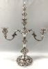 Antique Silver Plate 3 Light Candelabra