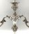 Antique Silver Plate 3 Light Candelabra