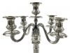 Spanish Silver Neo Classical style 5 light Candelabra