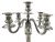 Spanish Silver Neo Classical style 5 light Candelabra